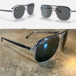 Ray-Ban Sunglasses with Black and Silver Accents